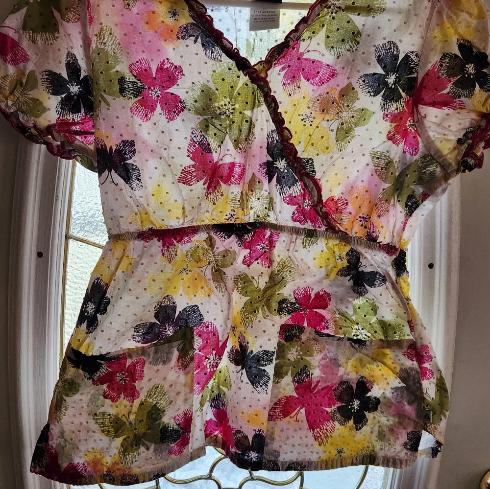 Womens scrub top